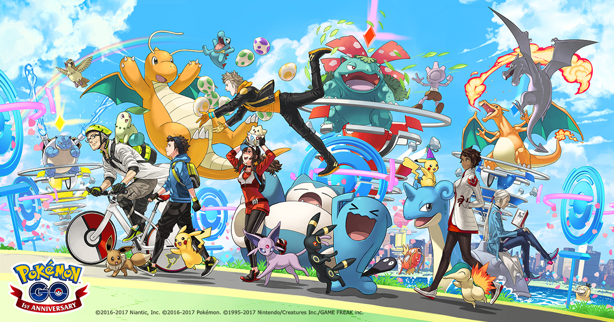 Pokemon Go 1周年 Pokemon Go 公式サイト